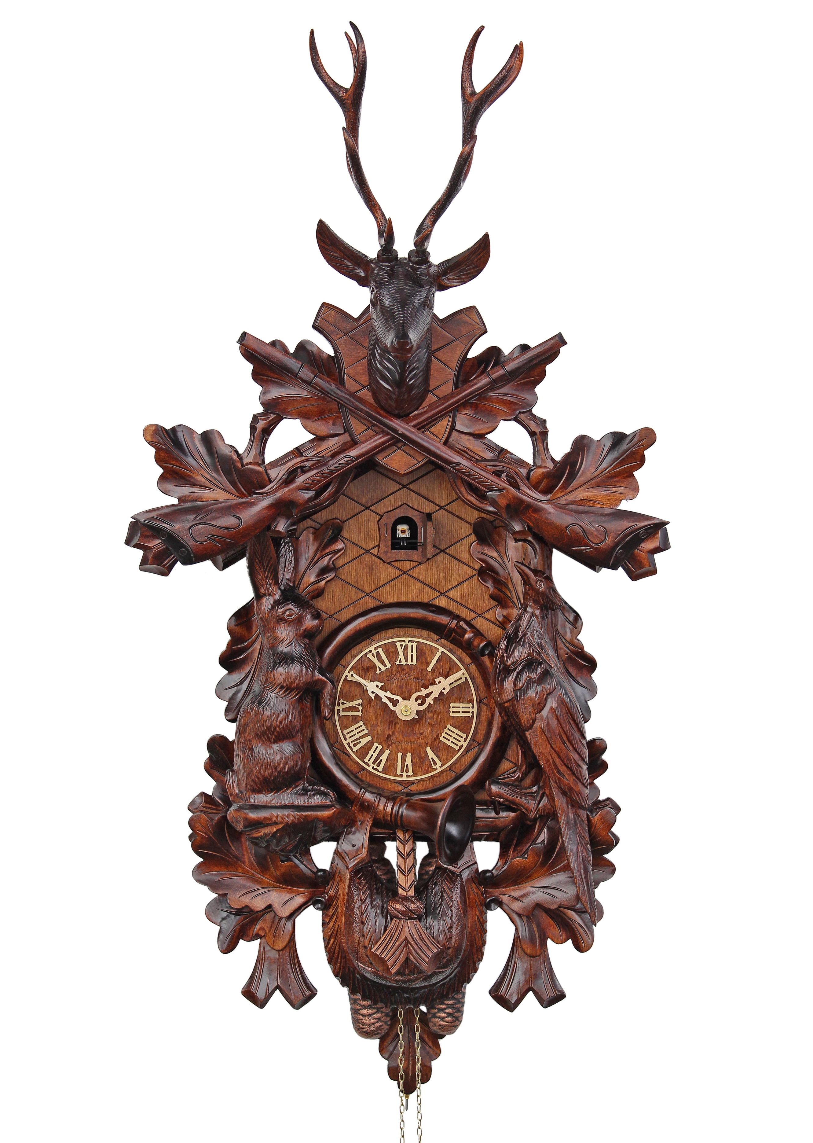 HerrZeit by Adolf Herr Cuckoo Clock - The Hunter's Clock XL - Walmart.com