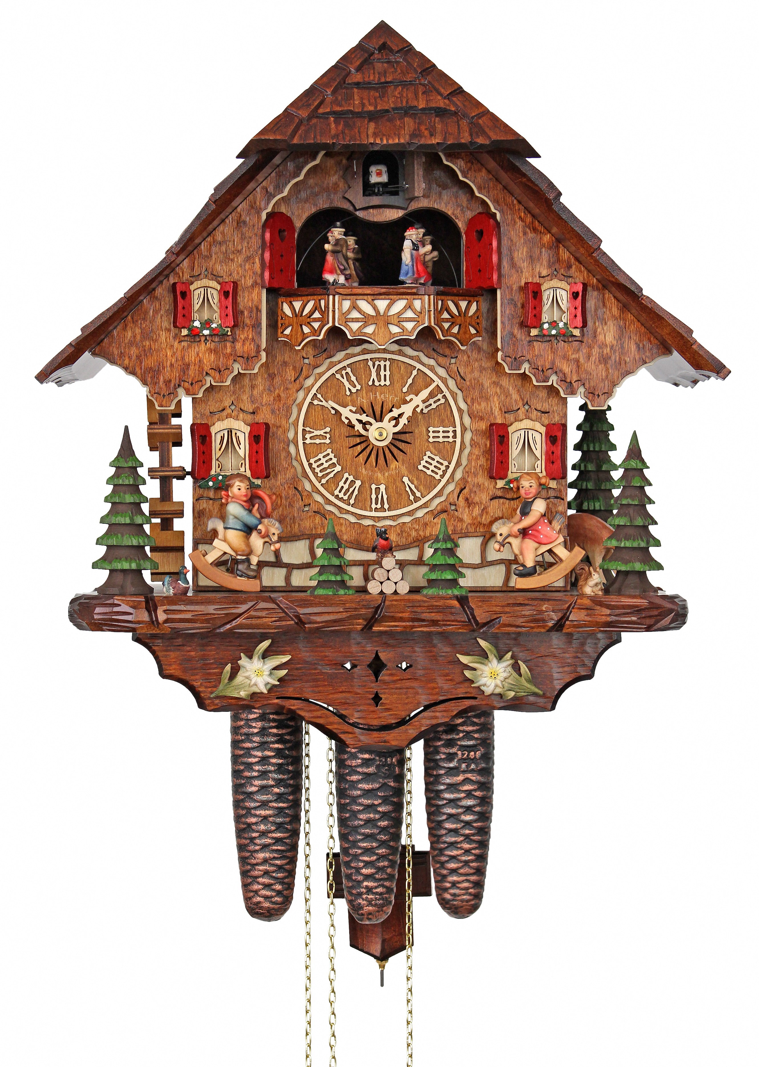HerrZeit by Adolf Herr Cuckoo Clock - The Rocking Horses - Walmart.com