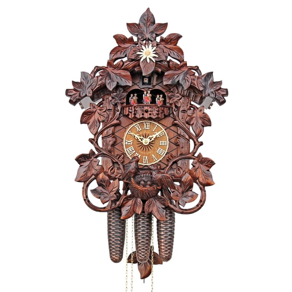 HerrZeit by Adolf Herr Cuckoo Clock - Vine Creepers handshingled