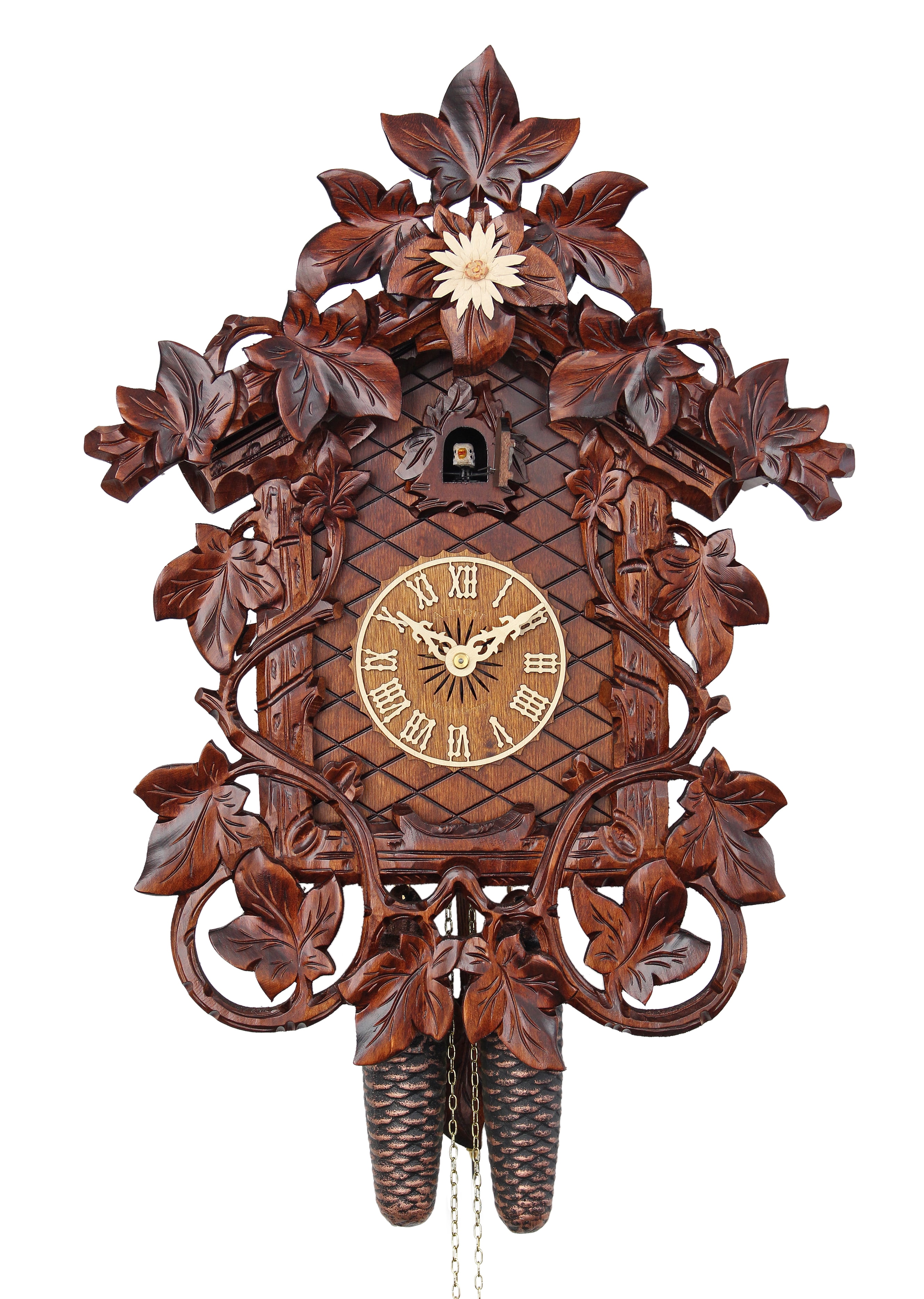 HerrZeit by Adolf Herr Cuckoo Clock - Vine Creepers handshingled ...
