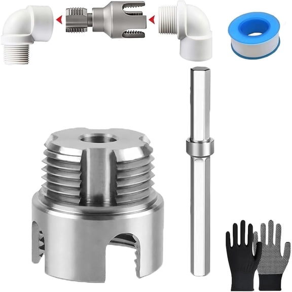 Herramienta Integrada Para Roscar Tuberas Internas Y Externas, Integrated Internal & External Pipe Threading Tool, Pipe Tapping and Threading Tool, for Home Repair (1")