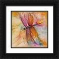 thumbnail image 1 of Herrera, Leticia 12x12 Black Ornate Wood Framed with Double Matting Museum Art Print Titled - Libelula 1, 1 of 4