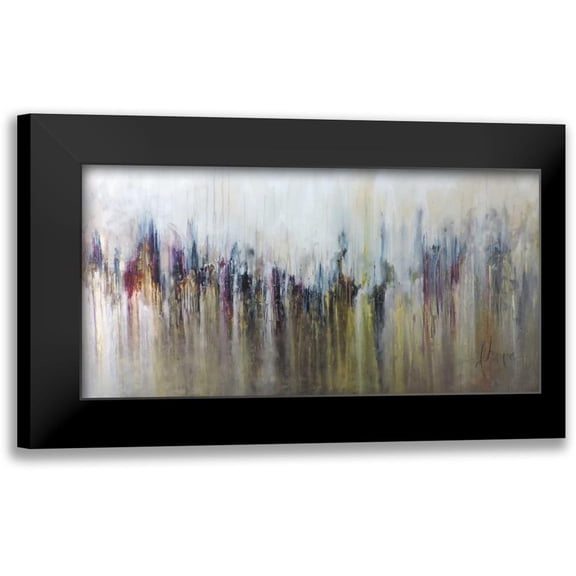 Herrera, Leticia 14x9 Black Modern Framed Museum Art Print Titled - Cascada Metalica