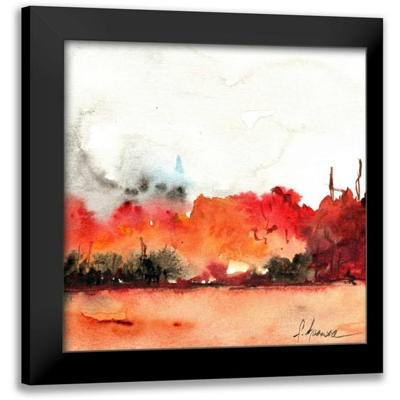 Herrera, Leticia 15x15 Black Modern Framed Museum Art Print Titled - Acuarela II