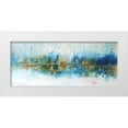 thumbnail image 1 of Herrera, Leticia 18x10 White Modern Wood Framed Museum Art Print Titled - Aqua Azul, 1 of 4