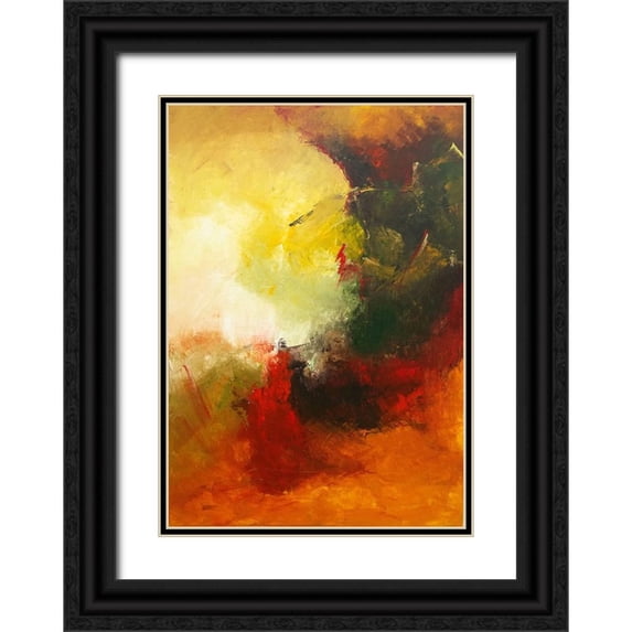 Herrera, Leticia 18x24 Black Ornate Wood Framed with Double Matting Museum Art Print Titled - Chaos II