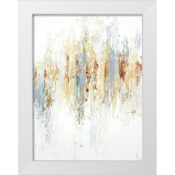 Herrera, Leticia 19x24 White Modern Wood Framed Museum Art Print Titled - Neutros II