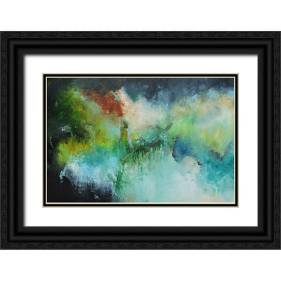 Herrera, Leticia 24x17 Black Ornate Wood Framed with Double Matting Museum Art Print Titled - Marytiera