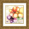 thumbnail image 1 of Herrera, Leticia 26x26 Gold Ornate Wood Framed with Double Matting Museum Art Print Titled - Amigas, 1 of 4