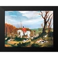 thumbnail image 1 of Herring, John Frederick 18x15 Black Modern Framed Museum Art Print Titled - The Suffolk Hunt-Going to Cover near Herringswell, 1 of 4