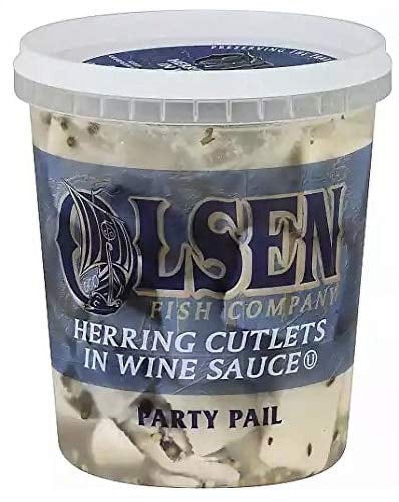 Herring in Wine Sauce 32 oz Party Pail