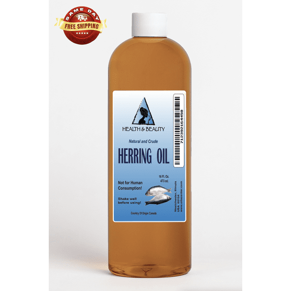 Herring oil crude natural fishing scent attractant by h&b oils center 16 oz