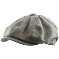 thumbnail image 1 of Herringbone Applejack Wool Blend Newsboy Gatsby Ivy Hat Golf Driver Ascot, 1 of 6