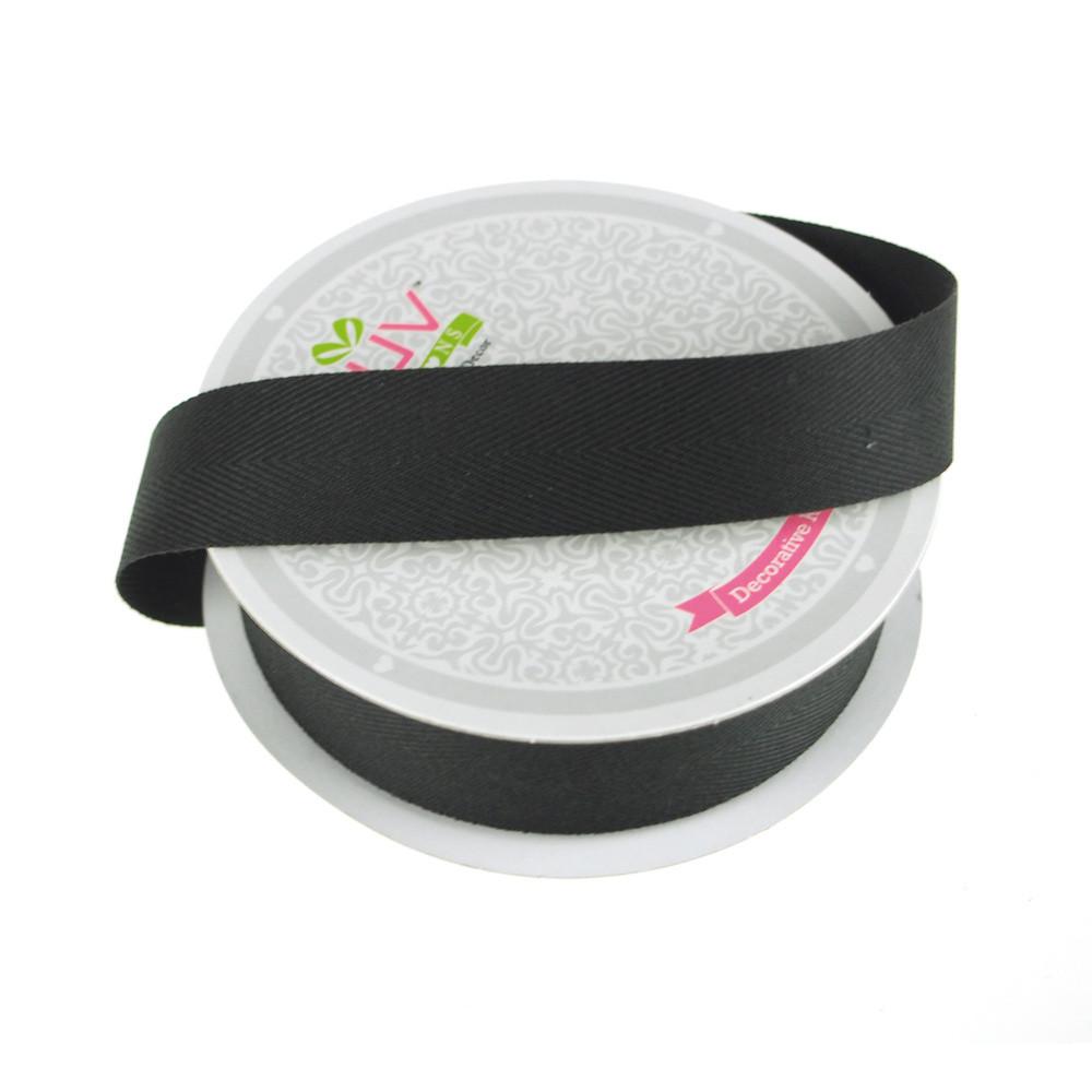 Hard Ribbons Herringbone Grosgrain Ribbon, 7/8-Inch, 10 Yards, Black - Walmart.com