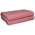 thumbnail image 1 of Herringbone & Honeycomb Weave Thermal Blanket 2 PK, 1 of 11
