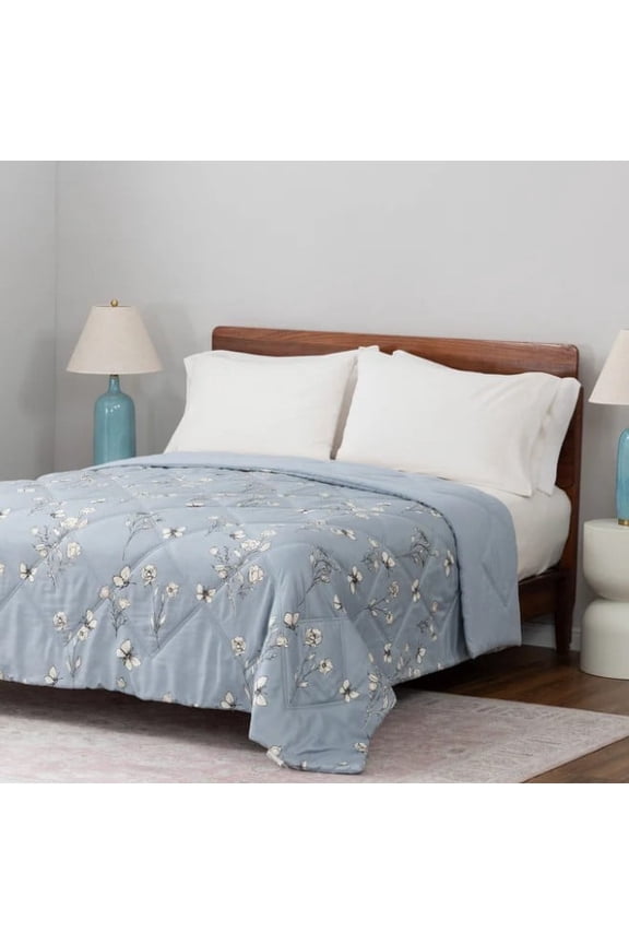 Herringbone Microfiber Down Alternative Blanket