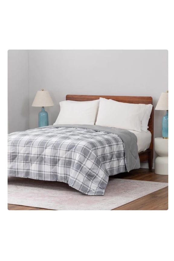 Herringbone Microfiber Down Alternative Blanket