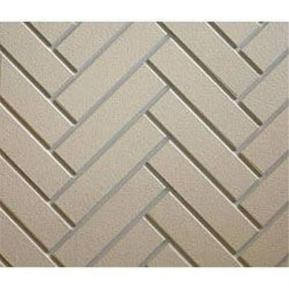 Herringbone Molded Brick Panels