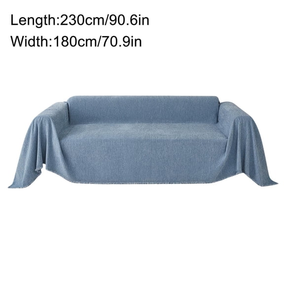 Herringbone Pattern Sofa Cover, 4-Season Universal Stretchable Slipcover, Anti-Wrinkle Furniture Protector for Couch, Chair, and Bed, Machine Washable, One Size
