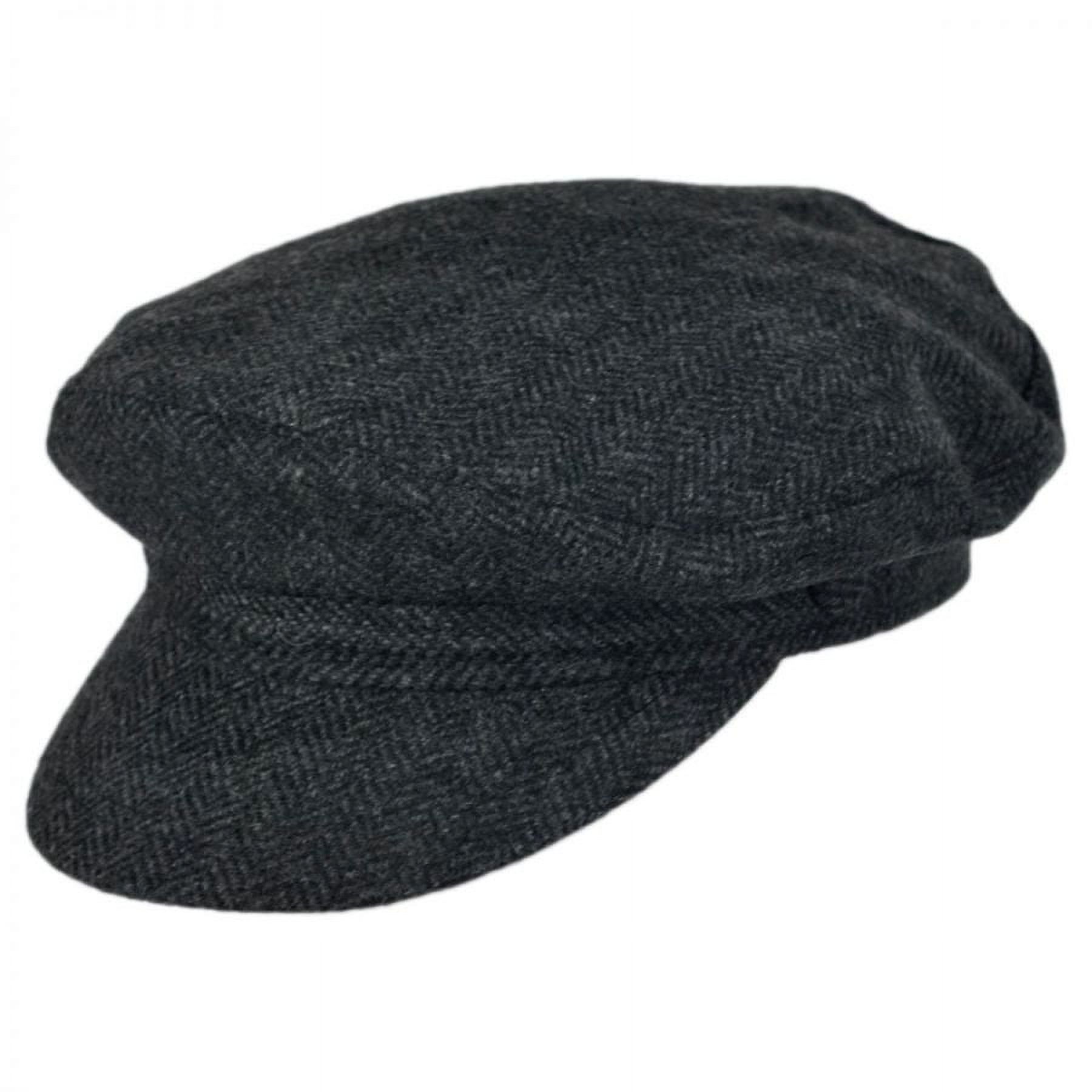 帽子 SD Twill News Boy Cap Black L Cotton Newsboy Cap - L - Black - Walmart.com