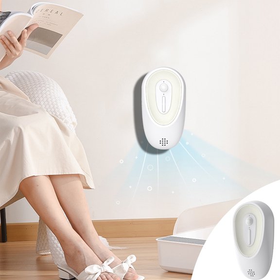 Herrklp Air Purifier, USB Negative Ionic Ambient Purifier, Mini Portable Negative Generator, Suitable For Home, Bedroom, Bathroom, Living Room, Bathroom, Closet, Pet Room