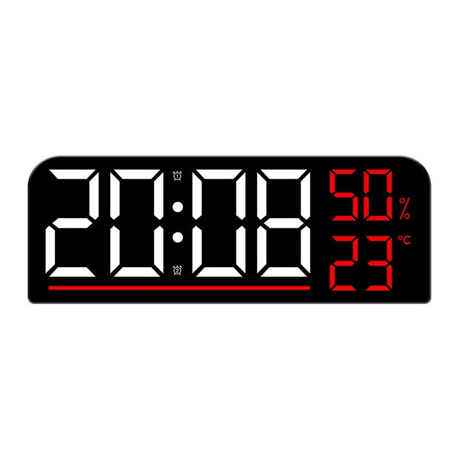 Jump Point Clock Herrklp Alarm Clock, Electronic Clock Multi-functional LED Alarm Clock ...