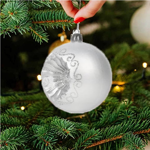 Herrklp Christmas, 6pc 8cm Sunflower Christmas Ball Set Christmas gifts
