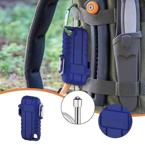 Herrklp Trail Windproof Electric Lighter With Long Elastic Neck,rechargeable Electric Candle Lighter,plasma Lighter Torch Lighter,camping Hiking Lighter Equipment