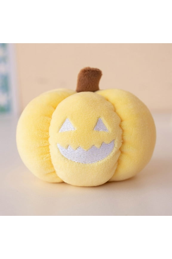 Halloween Gift Night Light Pumpkin Toy Funny Keychain Female Exquisite Backpack Pendant Car Key Pendant Fall Decorations for Home