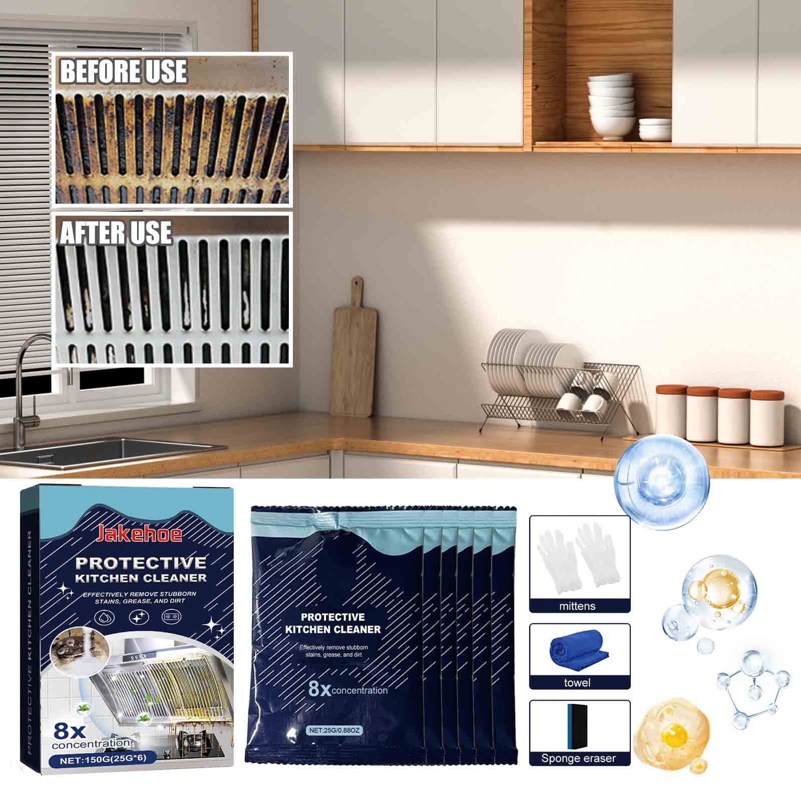 Herrklp Kitchen Cleaner, Kitchen Cleaning And Stain Removal Powder