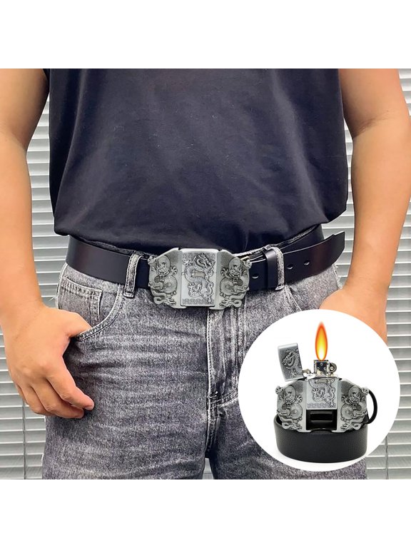 Lighter, Lighter Belt Personality Trend Fashion Countries Hip Hop Punk Youth Lighter Belt