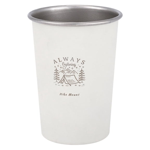 Herrklp Outdoor Camping Stainless Steel Portable Cup Beer Tea 350ML Coffee Cup Environmental Health Beverage Cup