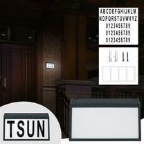 Herrklp Solar Lights, Outdoor Lighting House Number Address Signs For Pedestrian Yard LED Lighting Address Signs For House