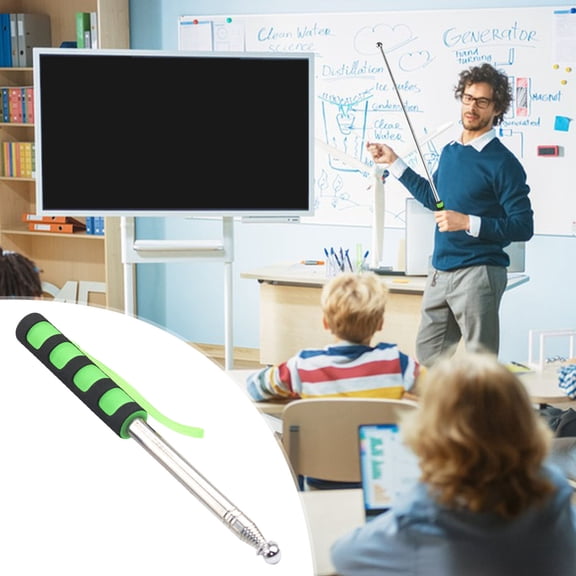Herrklp Stainless Steel Telescopic Rod Outdoor Long Telescopic Finger Reading Rod Multi-purpose Telescopic Rod, Home Essentials