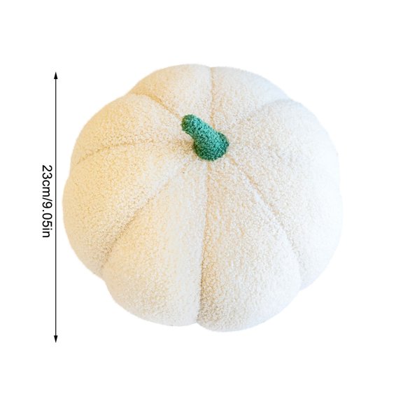 Herrklp Thanksgiving Decorations, Pumpkin Pillow Halloween Toy Cushion Knitted Wool Style Pumpkin Living Room Sofa CushionFall Decoratins for Home