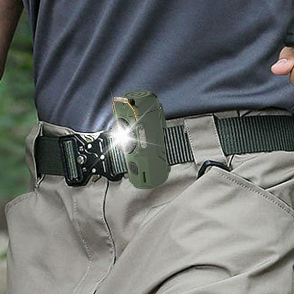 Herrklp Trail USB Lighter Outdoor Lighter With Flashlight Windproof Electric Lighter Recharge Gadgets