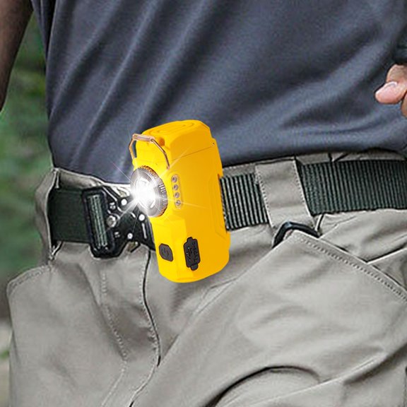 Herrklp Trail USB Lighter Outdoor Lighter With Flashlight Windproof Electric Lighter Recharge Gadgets