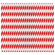 Herrnalise [100 Pack] Striped Paper Drinking Straws,0.24"×7.76" Biodegradable Disposable Drinking Straws for Smoothie,Valentine's Day,Brithday,New Year,Party Decoration Supplies,Red Stripe
