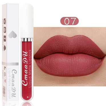 Herrnalise 18-color Matte Non-stick Cup Waterproof Lipstick Long Lasting Lip Gloss Makeup for Women
