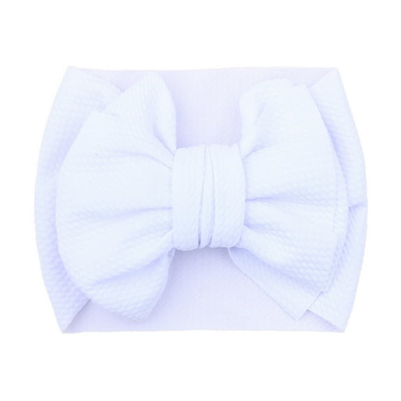 Herrnalise 1PC Baby Girls Print Bow Headband Stretch Hairband Headwear