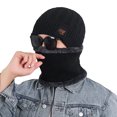 thumbnail image 1 of Holloyiver 2-Pieces Thick Winter Beanie Hat Scarf Set Warm Knit Hat Thick Knit Man, 1 of 1