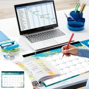 Herrnalise 2024-2025 Wall Calendar - 18 Monthly Desk Calendar - 12" x 17" Jan.2024-Jun.2025 Thick Paper Calendart with Corner Protector and Ruled Blocks,Perfect for Home and Office