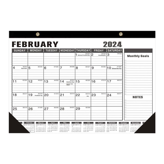 Herrnalise 20242025 Wall Calendar 18 Monthly Calendar from Jan 2025