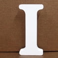 thumbnail image 1 of Herrnalise 3.15 Inch White Standing Wooden Letters,Unfinished Wood Letters Wooden Alphabet Letters Slices Sign for DIY Crafts Projects,Party Birthday Wedding Home Wall Decor,I, 1 of 8