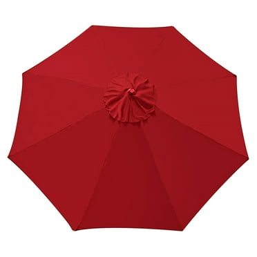 Herrnalise 9ft UV30+ UniversalReplacement Umbrella Canopy Sunshade Top Cover for Yard Garden Patio Beach Pool Deck Market