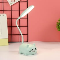 Herrnalise Adjustable Table Lamp, Cartoon Cute Cat Night Light, USB Rechargeable LED Table Light, Eye Protection Warm White Desk Lamp