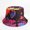 thumbnail image 1 of Herrnalise Adult Male And Female Fisherman Hats Color Painted Tie Dyed Double Sided Fisherman Hats Wear Outdoor Sunscreen Sun Hats On Both Sides, 1 of 4