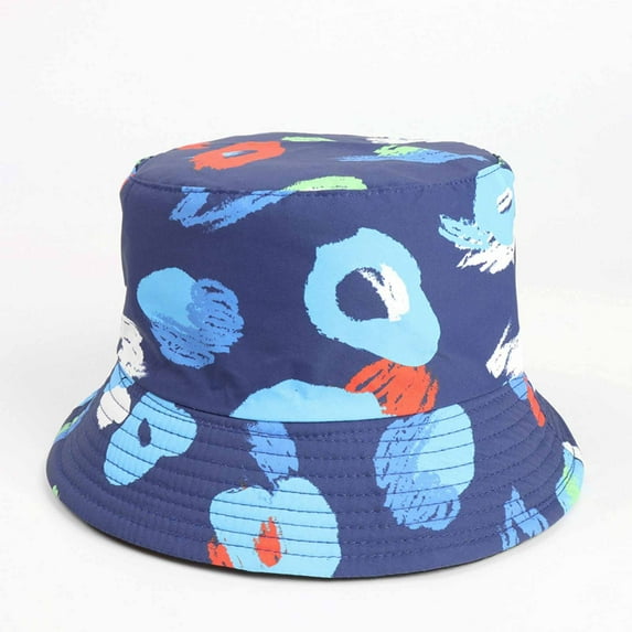 Herrnalise Adult Male And Female Fisherman Hats Graffiti Printing Double Sided Fisherman Hats Wear Outdoor Sunscreen Sun Hats On Both Sides