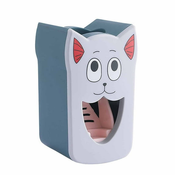 Herrnalise Automatic Toothpaste Dispenser, Toothpaste Squeezer for Kids, Hands Free Toothbrush Holder for Family Washroom Bathroom