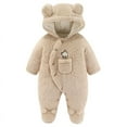 thumbnail image 1 of Herrnalise Baby Autumn And Winter Cotton Clothes Outing Romper Baby Jumpsuits, summer sale, 1 of 2